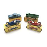 4 boxed Dinky vehicles.#234 Ferrari Racing car, #5