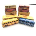 A Dinky Double Deck bus #290, a Dinky London bus #