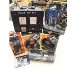 A collection of Doctor Who Toys including 2 x Mr P
