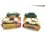 4 Dinky Boxed Dinky cars, #114 Triumph Spitfire, #