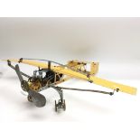 A Meccano model of an aeroplane, approx length 48c