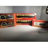 A collection of Hornby including engines and carri