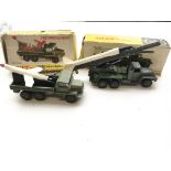 A Dinky Berliet Missile launcher #620 and a Honest