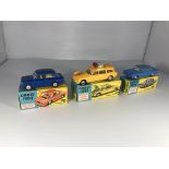 A set of 3 Corgi Toys vehicles. A Hillman Imp #251