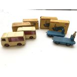 2x Dinky B.E.V. Electric truck #400 and 2 x Electr