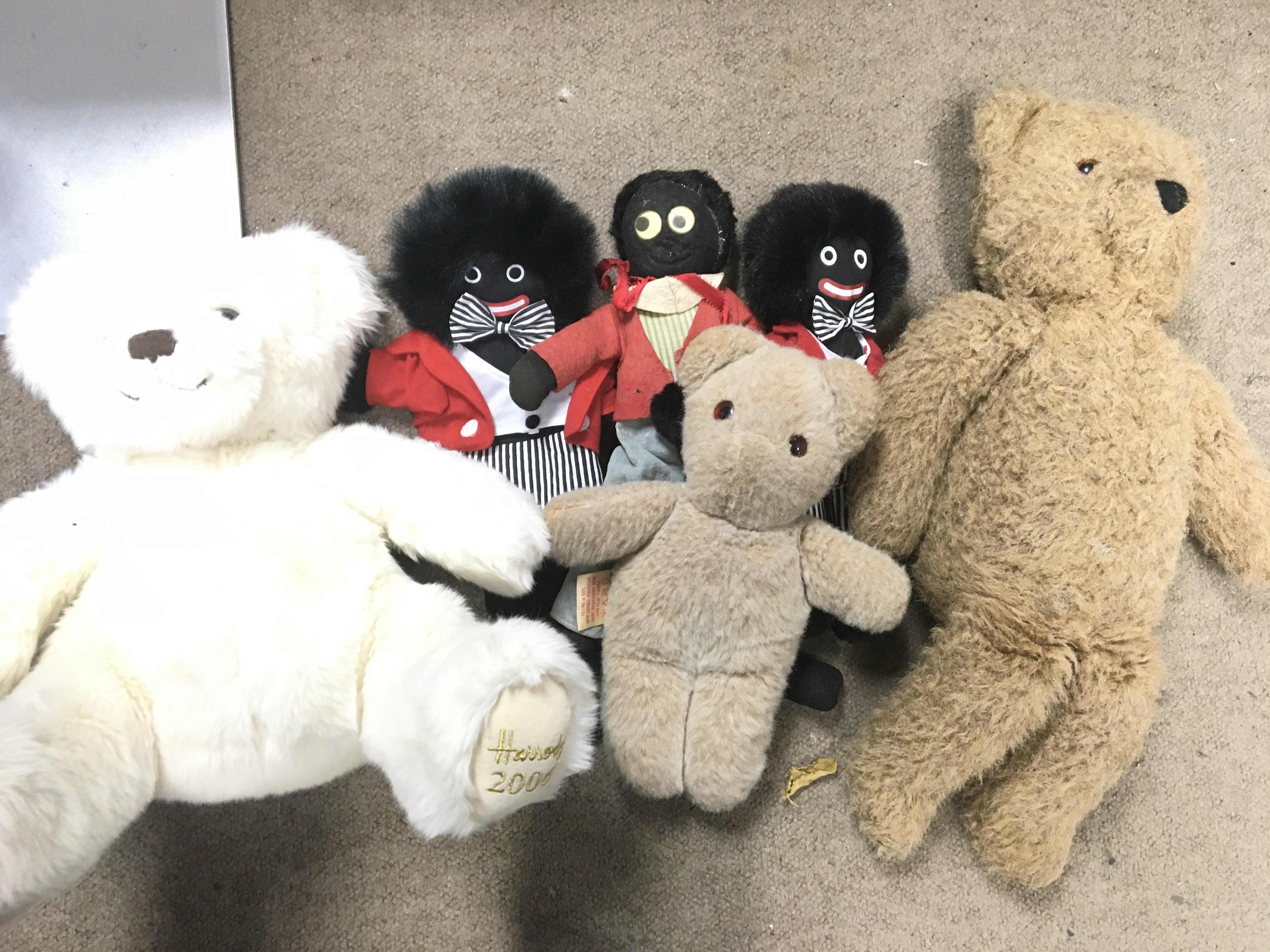 A bag containing a collection of bears