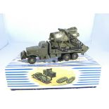 A Dinky Super toys Brockway Military truck with br