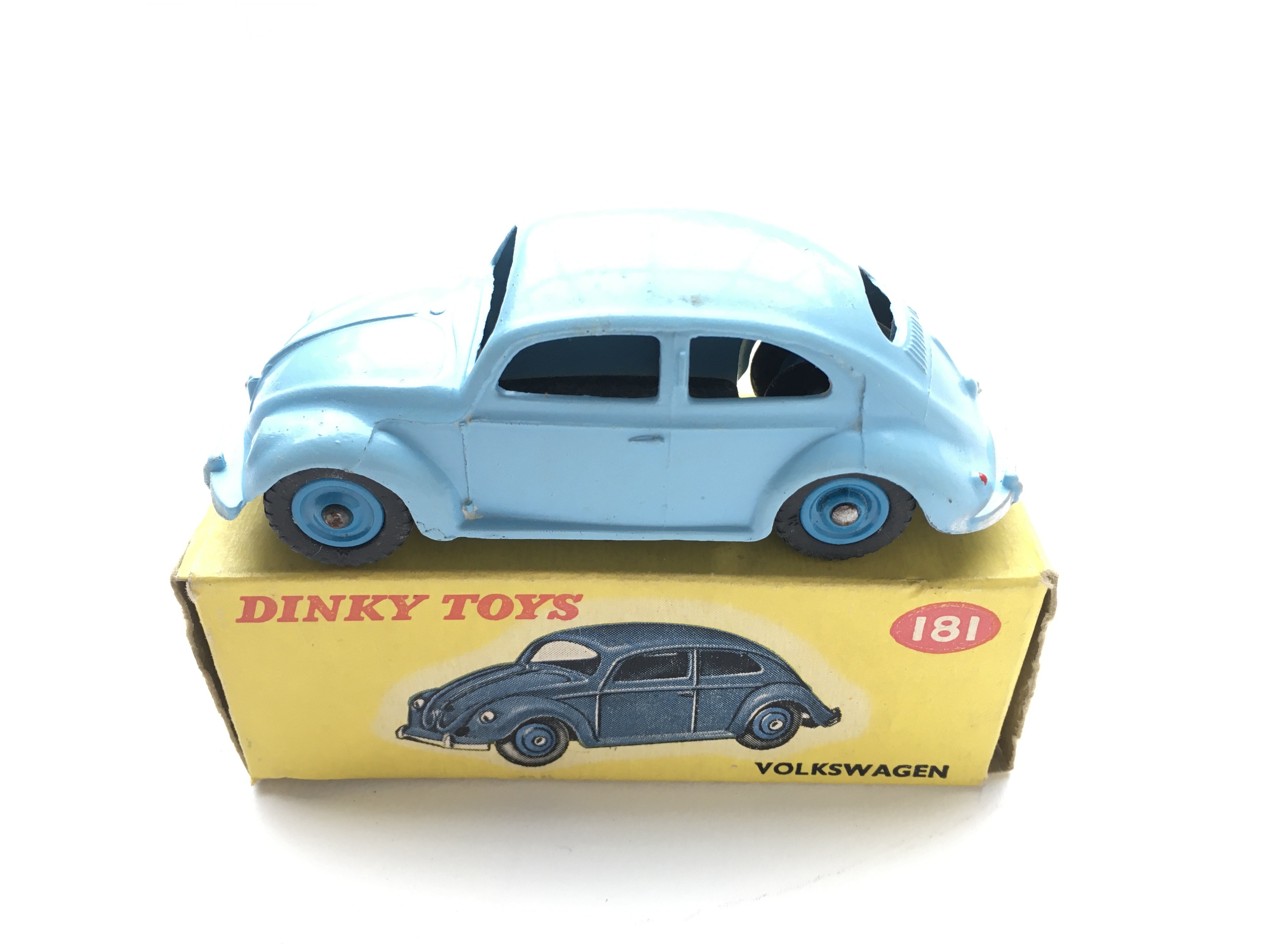 4 Boxed Dinky cars, #120 Jaguar “E” type, #181 Vol - Image 3 of 5