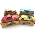 4 Dinky cars boxed, #152 Triumph 1800 Saloon, ##15