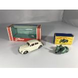 A Tekno Volkswagen Beetle #819 & a Matchbox Lesney