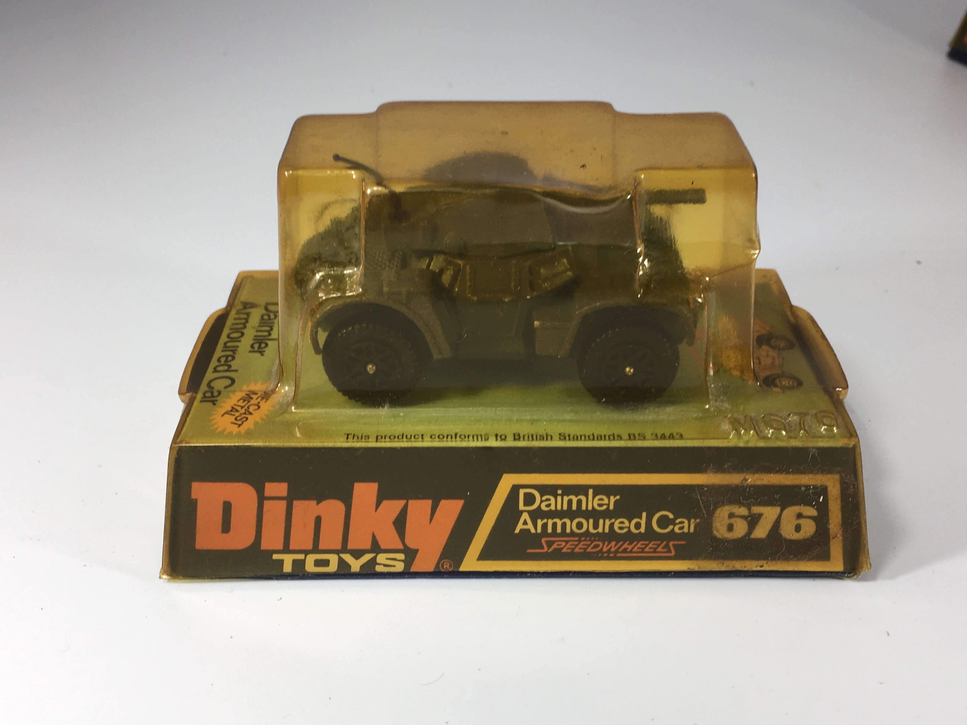 A Dinky Daimler armoured car #676 a Striker anti-t - Image 2 of 4