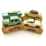 A Dinky Porsche 356A Coupe #182, a Hillman Minx Sa