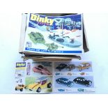 A collection of 46 Dinky toys Catalogues in a trad