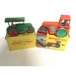 A Dinky #251 Aveling-Barford Diesel Roller and a D