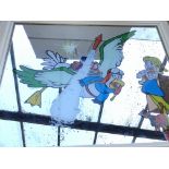 Two framed Disney mirrors featuring The Borrowers and Donald Duck - NO RESERVE