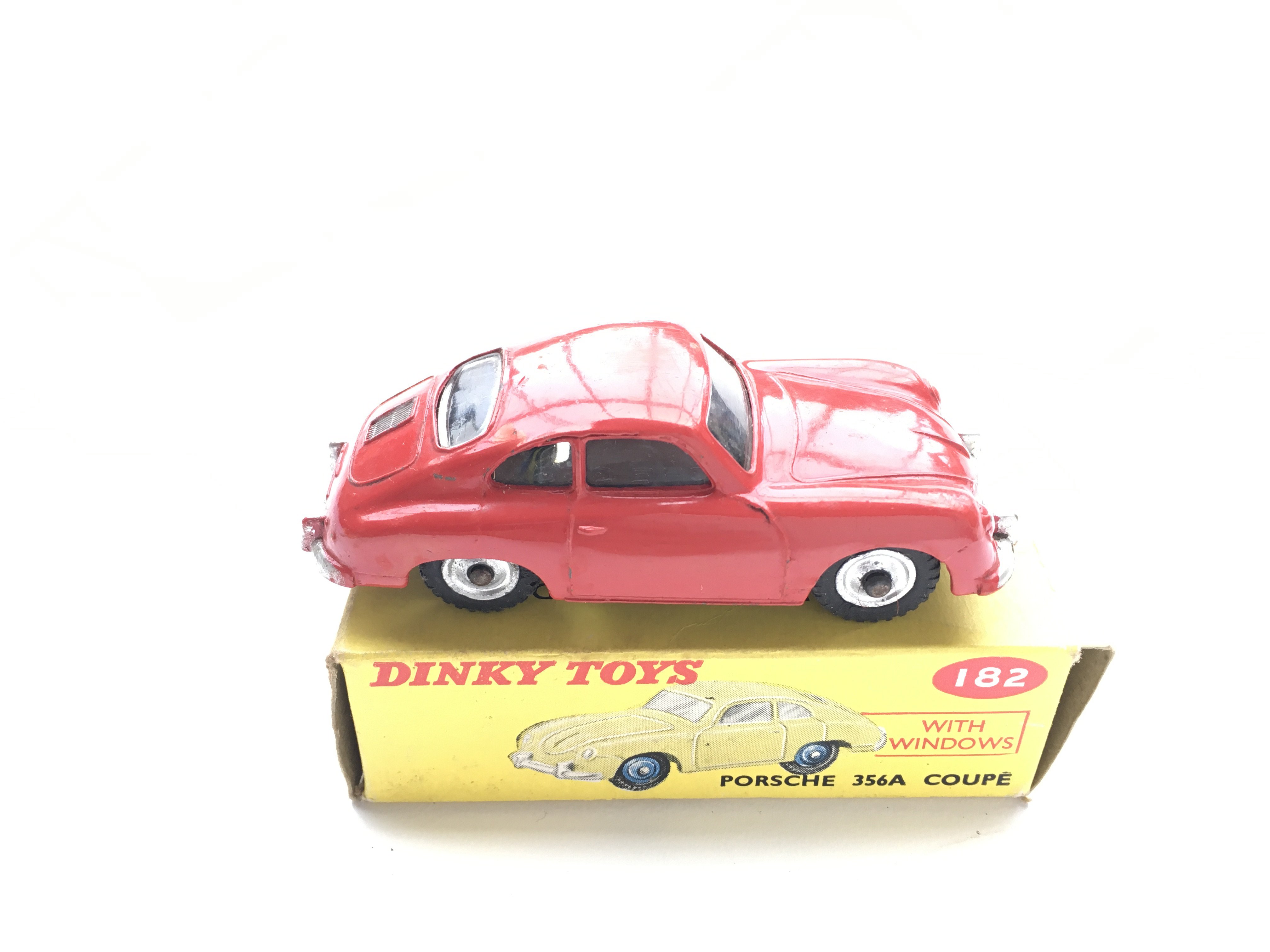 4 Boxed Dinky cars, #120 Jaguar “E” type, #181 Vol - Image 5 of 5