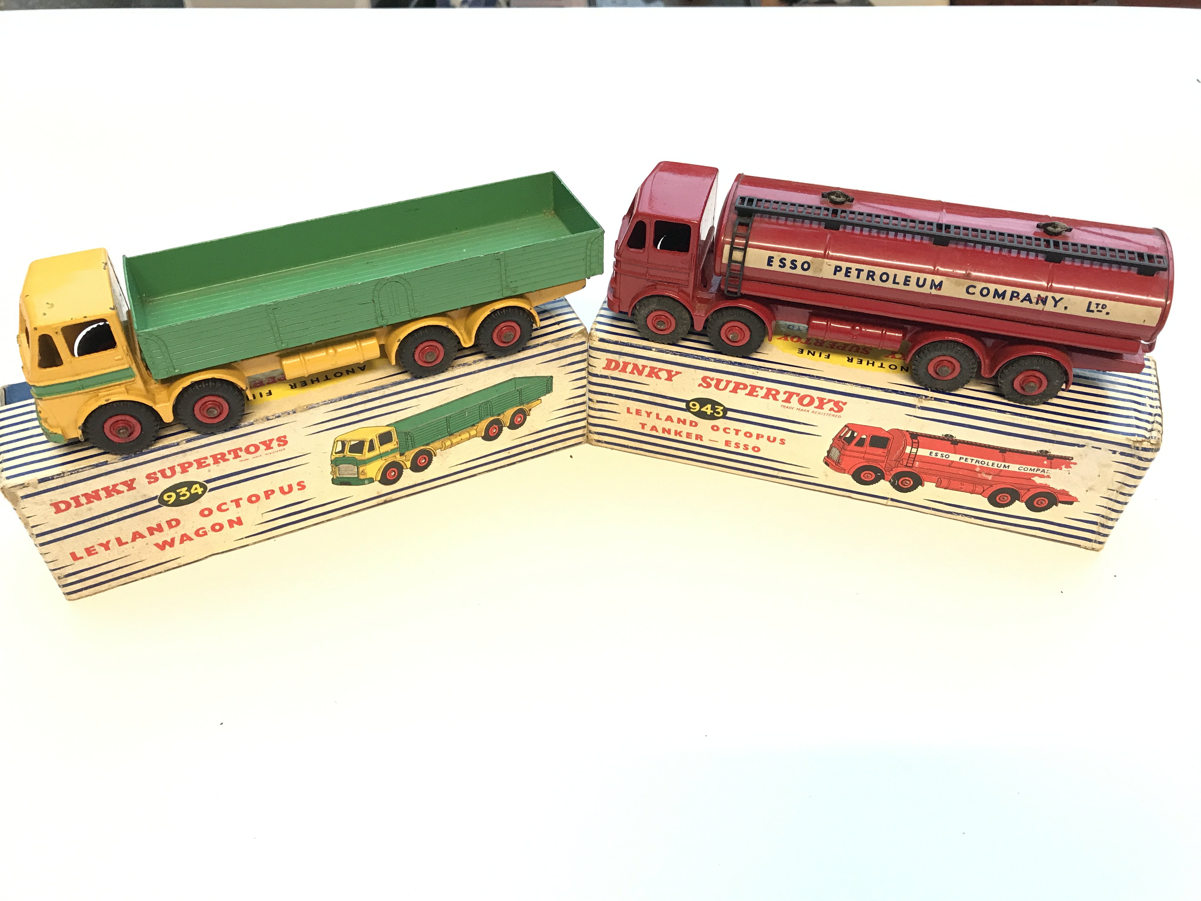 A Dinky #934 Leyland Octopus Wagon and #943 Leylan