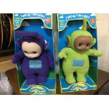 Two boxes of various Teletubbies toys - NO RESERVE