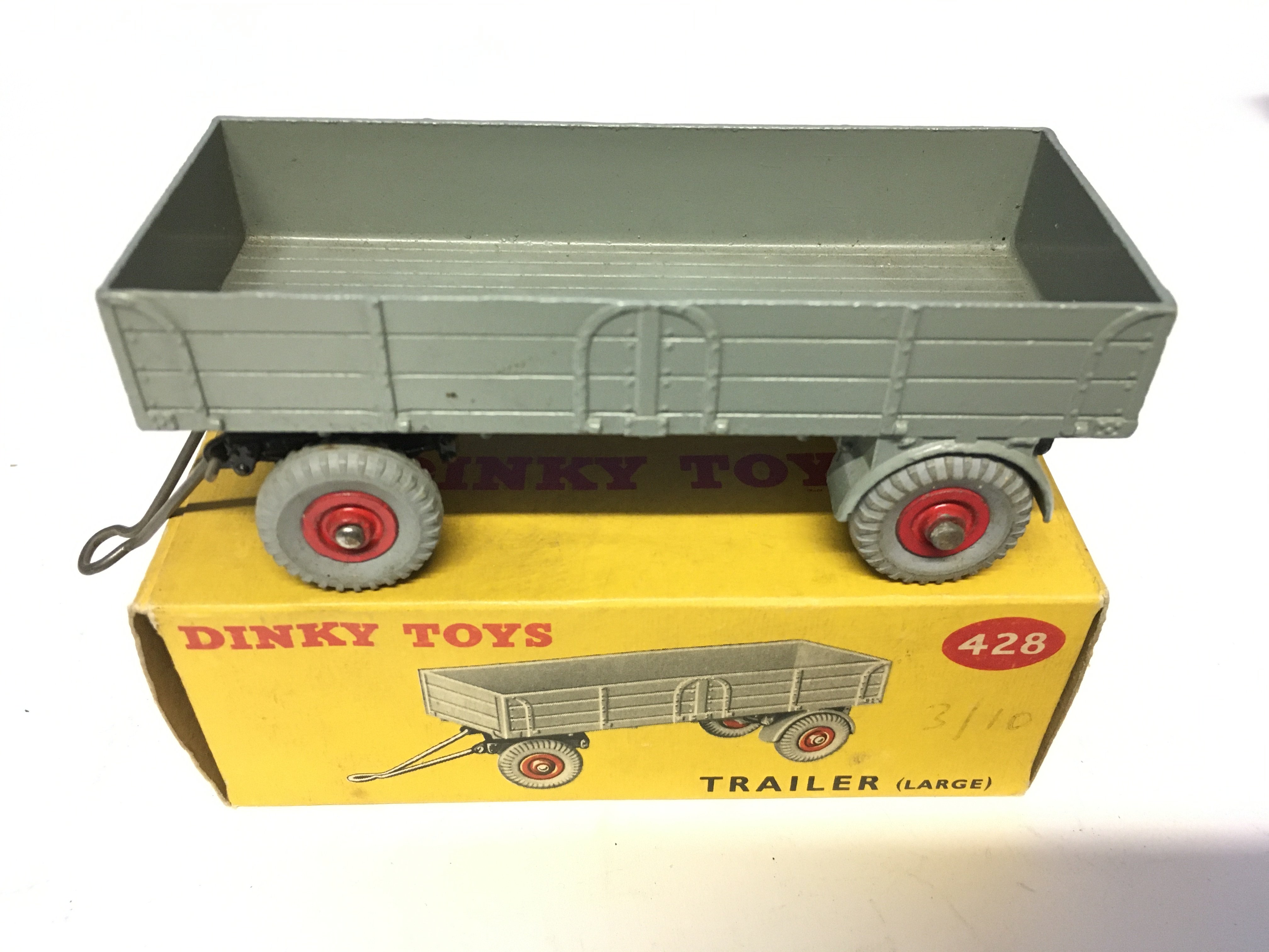 A Dinky Caravan #190,a Land-Rover Trailer #341, a Trailer #429, a Harvest Trailer #320, 2 x Trailer - Image 9 of 9