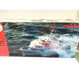 A Berlin model boat boxed.