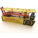 A Dinky A.C.E Hoynor car transporter. #974 boxed.