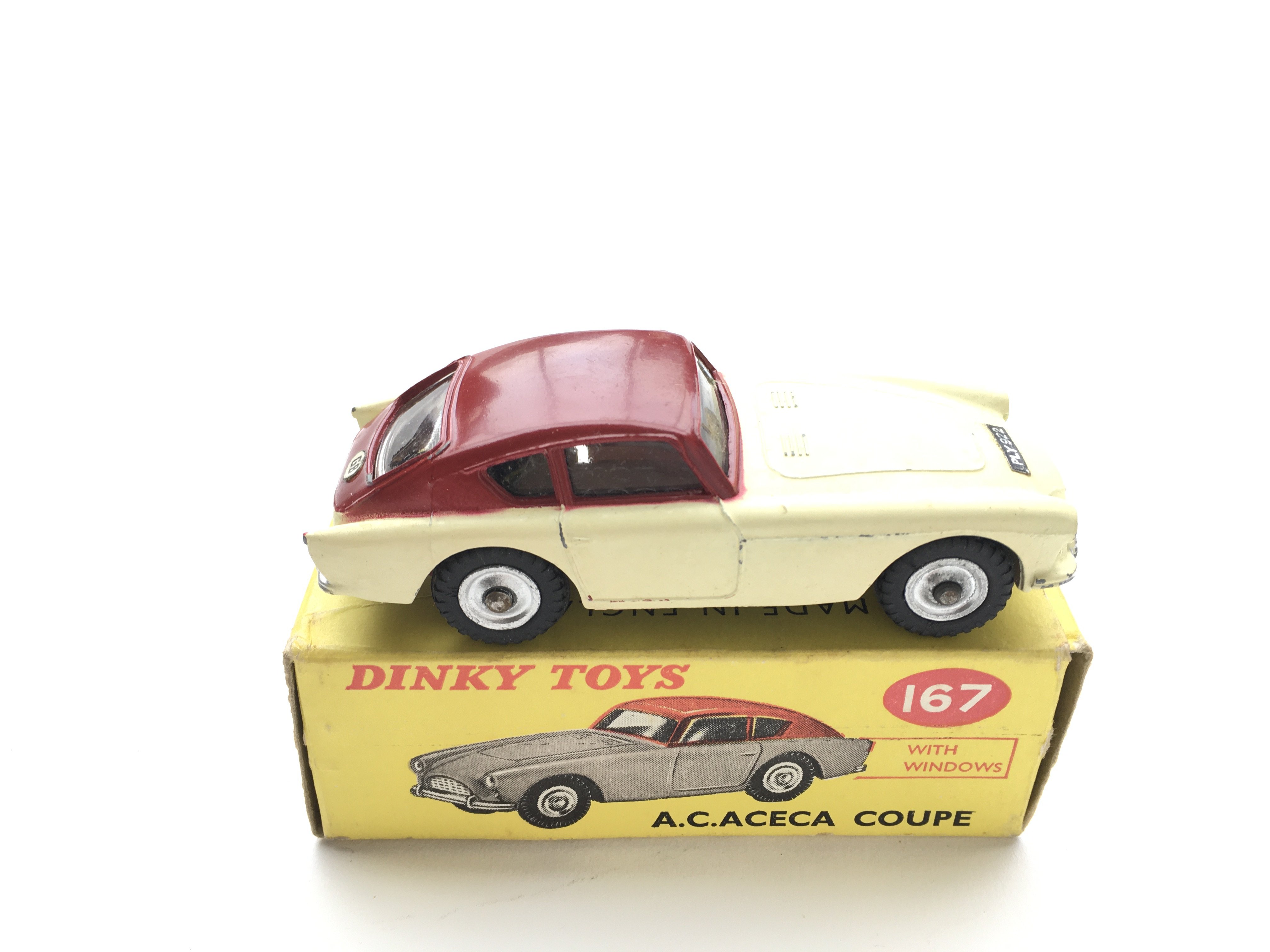 4 Boxed Dinky cars, #120 Jaguar “E” type, #181 Vol - Image 4 of 5