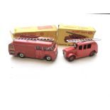 A Dinky Fire engine #259 and a Streamlined Fire en