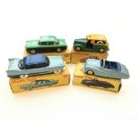 A Dinky Austin Taxi # 254, a Humber Hawk #165, aa