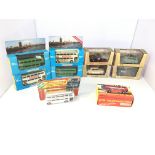 A collection of boxed Lone star buses, and a colle