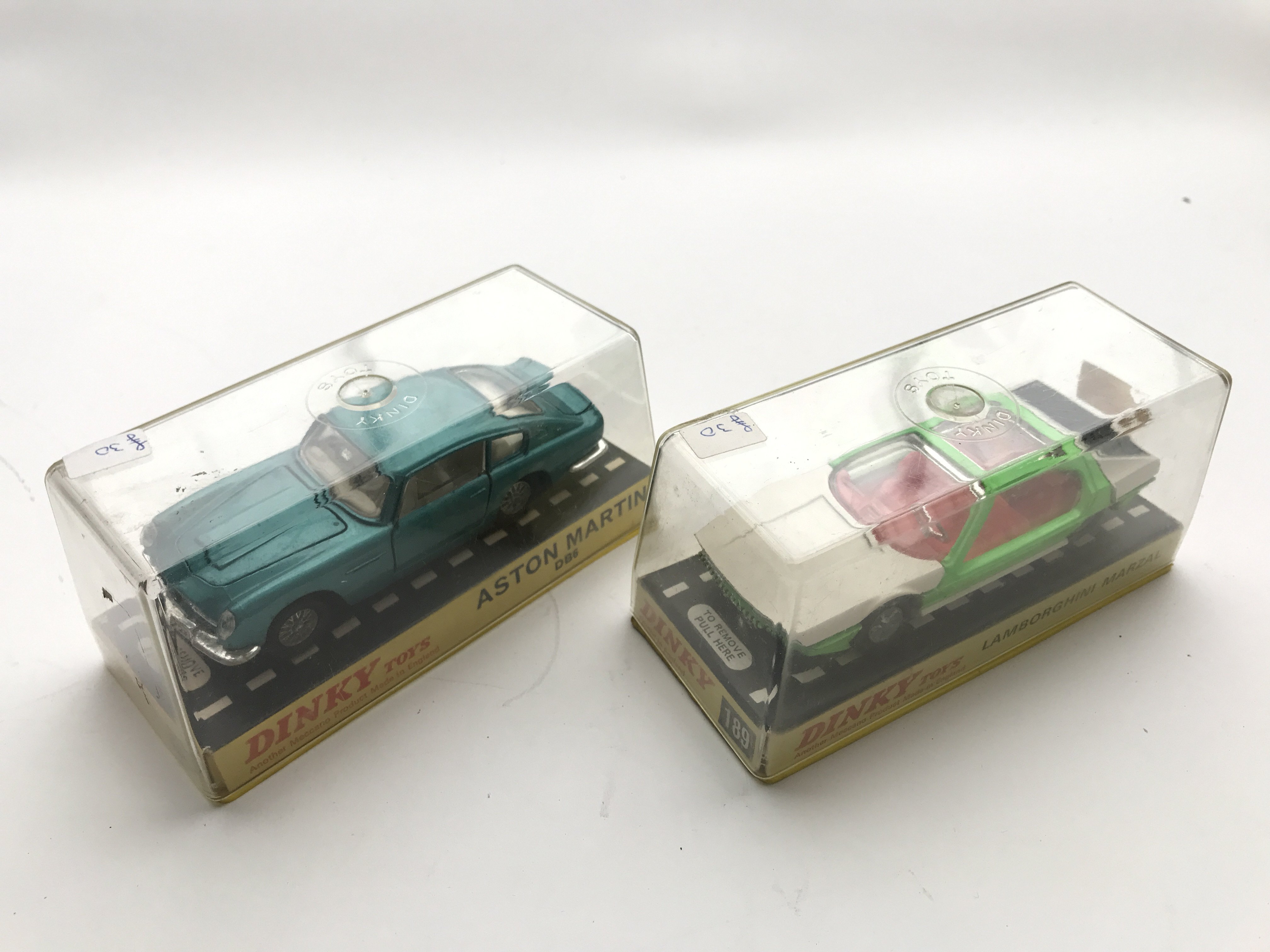 A Dinky #153 Aston Martin DB6 boxed and a #189 Lam - Image 4 of 4