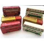2 x Dinky Routemaster busses #289 one with Tern sh
