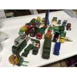 A collection of Loose Playworn Dinky toys.