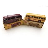 A Dinky toys Luxury coach #281 and a Duple roadmas