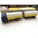 A Dinky Mercedes-Benz truck and trailer boxed #917