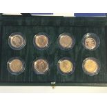 A sovereign portrait collection comprising seven f