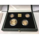 A gold proof 2000 sovereign set (4) comprising Â£5
