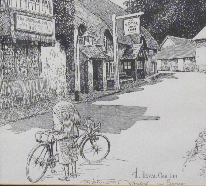 Nine Frank Patterson (British 1871-1952) various cycling interest prints - Image 4 of 4