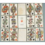 Steiger, Vienna pack of 19th century playing cards, marked to knave of diamonds Von Joh. Georg