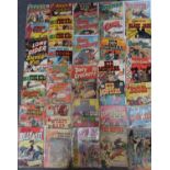 Thirty-nine Charlton/ CDC cowboy and western comics comprising Tex Ritter, Gunmaster and Bullet