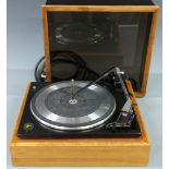Garrard turntable, vintage record cases and a few singles
