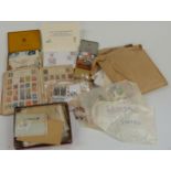 A quantity of all-world stamps, loose and in a Rowland Hill stamp album