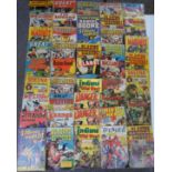 Forty-three IW comics including Undersea Commander, Great Action Comics, Great Western, Indians Wild