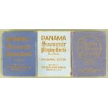 Three packs of Panama souvenir playing cards, all in original slip cases