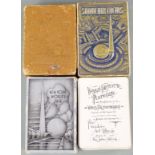 Two packs of New York World's Fair playing cards, both in original boxes, circa 1930's Art Deco,