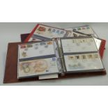 Three albums of GB first day covers