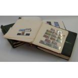 Five albums of mint and used GB and Channel Island stamps including blocks, Machins and George V