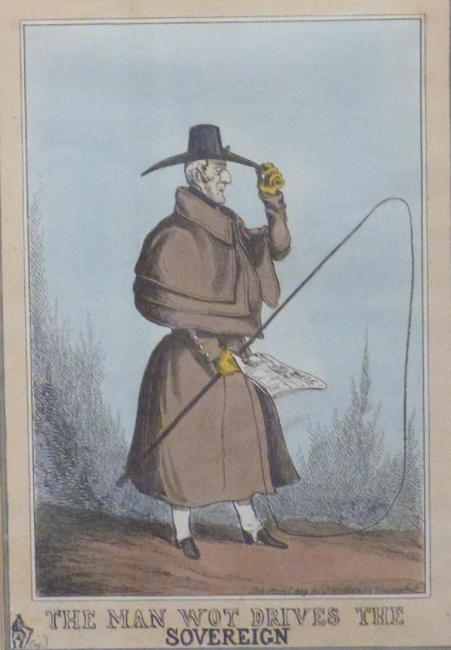 William Heath (1795-1840): Four framed 19thC hand-coloured satirical etchings. Subjects include 'The - Image 4 of 5