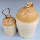 Two Stroud interest stoneware jars comprising Holland Grocer & C, Stroud and Stroud Brewery,