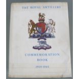 The Royal Artillery Commemoration Book 1939-1945 published G. Bell 1950 first edition, fully