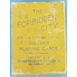 The Forbidden City pack of playing cards depicting Pekin & Chinese views, including Boxer